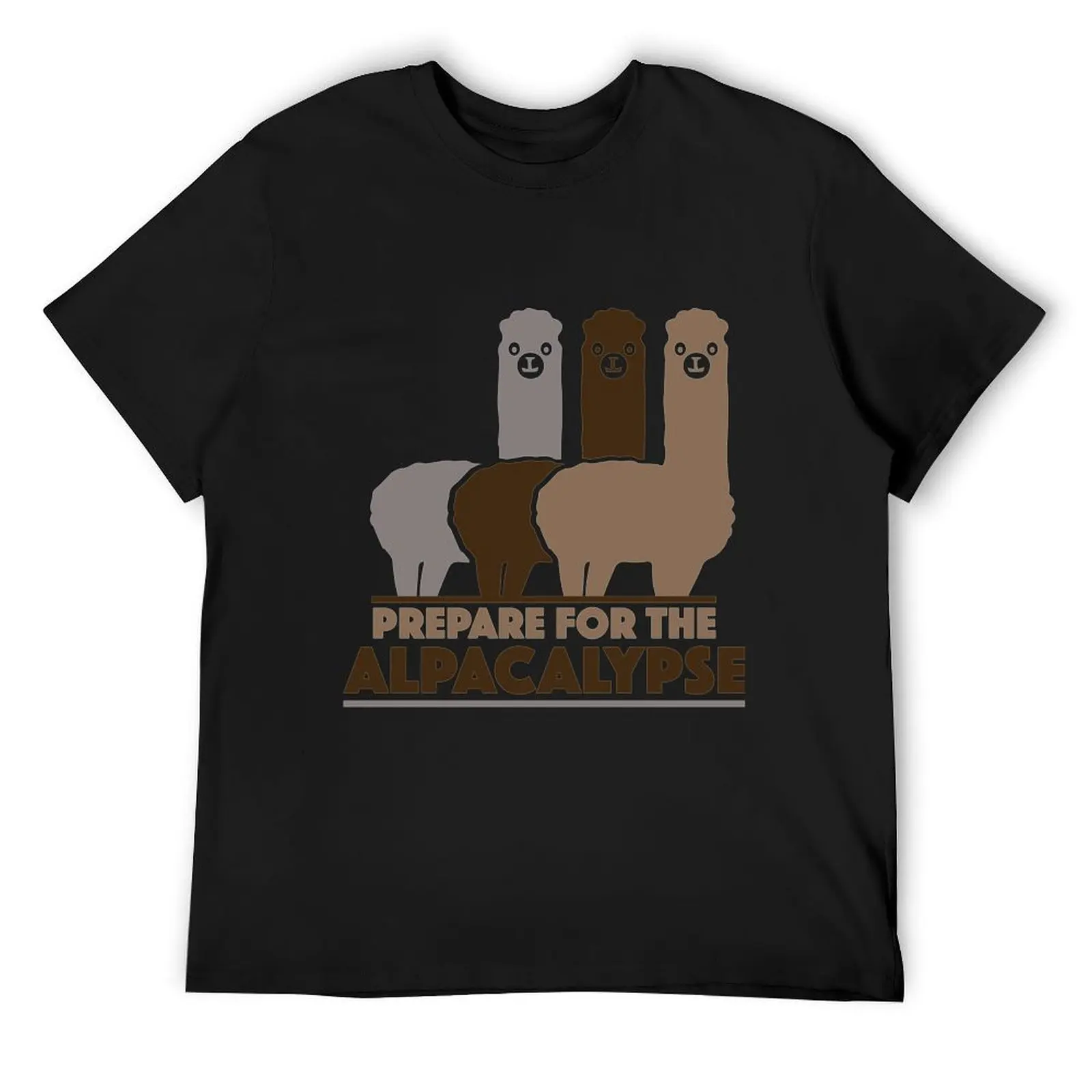 Prepare For He Alpacalypse T-Shirt vintage anime shirt oversizeds graphic tee shirt anime tshirt mens graphic t-shirts hip hop