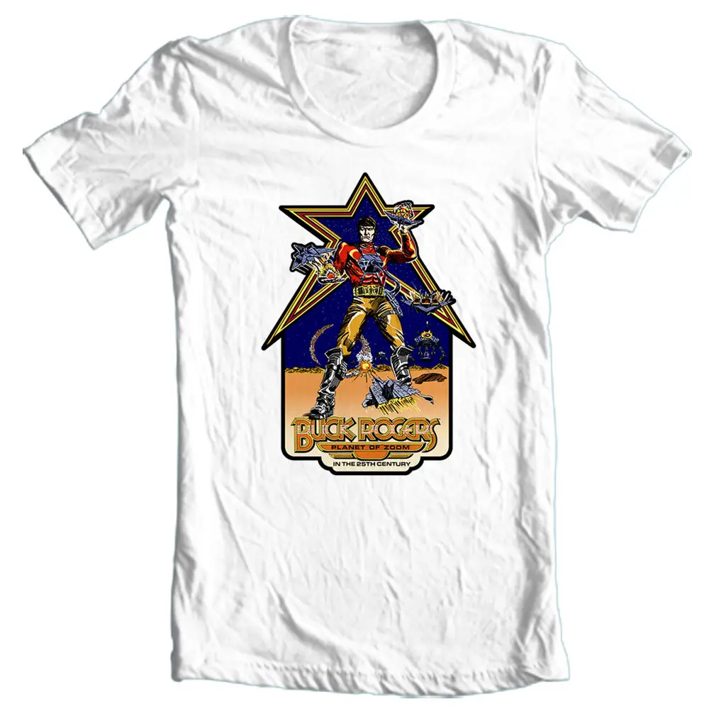 Buck Rogers Planet of Zoom T Shirt retro arcade game regular fit graphic tee