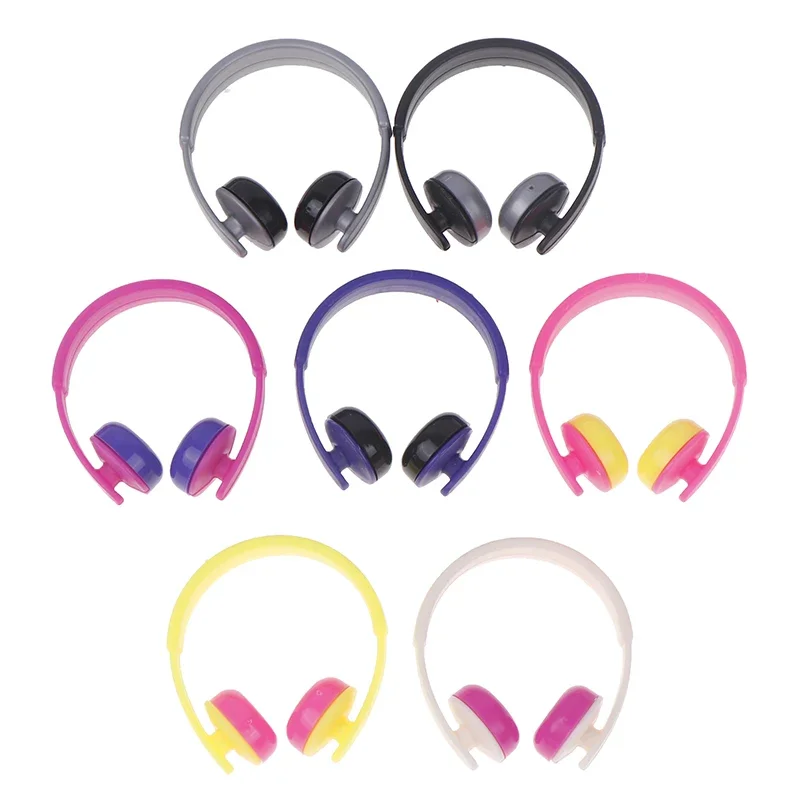 5pcs Kids DIY Accessory Set Mini Headphones Sunglasses Straw Hat Scarf Jewelry Toy Gift Bundle for Creative Play
