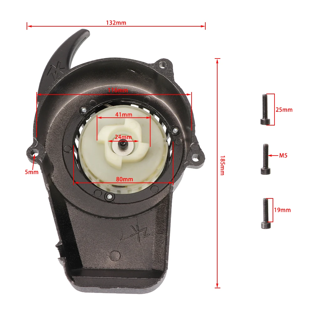 Slitina lehko recoil dřít sytič pro 47cc 49cc 50ccm 2 hladit motor mini moto motokrosových jízdní kolo kapsa raketa jízdní kolo děti čtyřnásobný ATV součástky