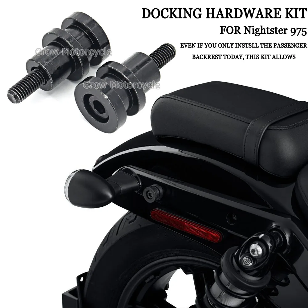 

Backrest Docking Hardware Kit For Harley Nightster 975 RH975 Nightster975 2022-Later Sportbike Holdfast Sissybar Complete Kits
