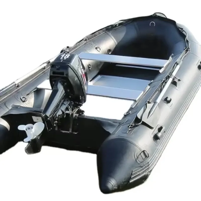 

5.2.M Thickened Stormboat Fishing Boat Rubber Boat Emergency Rescue Aluminum Alloy Bottom Inflatable Fishing Boat