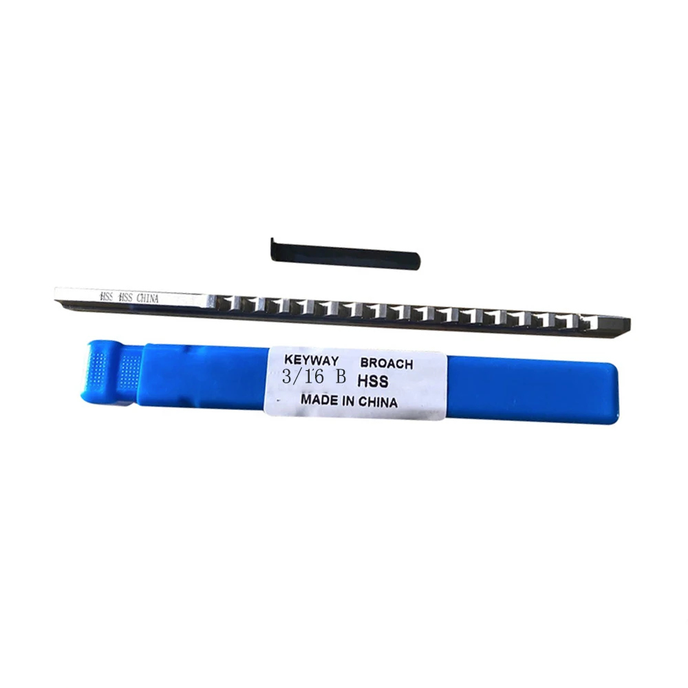 Push-Type Keyway Broach 3/16 B เมตริกขนาด Broaches เจาะเครื่องมือสำหรับ CNC Router เครื่องมือสำหรับ CNC Router โลหะ