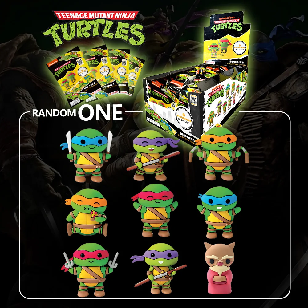 

1PC Teenage Mutant Ninja Turtles Officially Licensed Blind Bag Mystery Box Random One Cute Figure Decor Ornament Birthday Gift