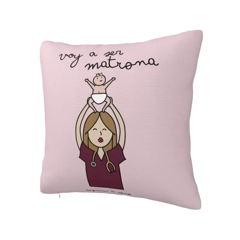 Enfermera En Apuros Doctor Nurse Medical Cushion Covers 45x45cm Velvet Throw Pillow Case for Sofa Pillowcase Home Decorative
