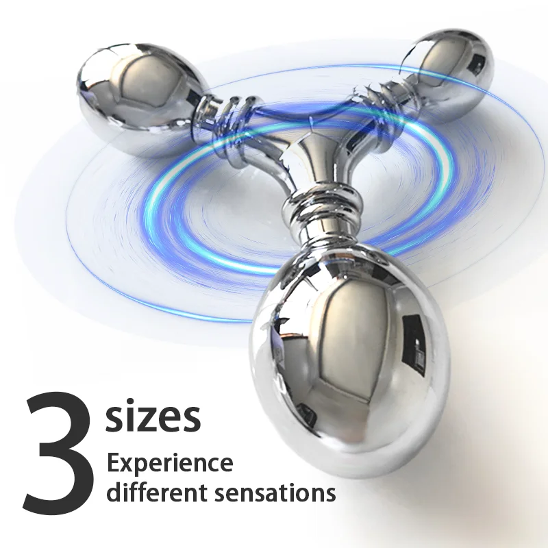 Premium Adult Sex Toy Set Three-Head Removable G-Spot AV Massage Stick Anal Vibrator with Premium Metal for Comfort Durability 2