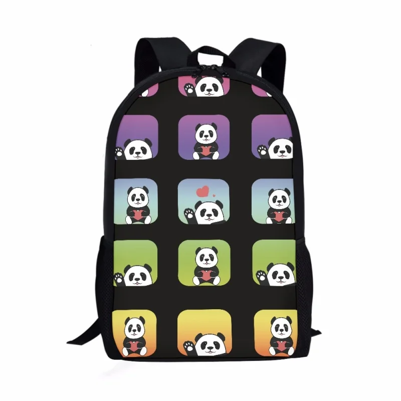 Tas sekolah anak laki-laki perempuan, tas punggung kartun lucu motif Panda, tas sekolah pelajar kasual harian, tas buku anak-anak, tas ransel bepergian, tas Laptop remaja