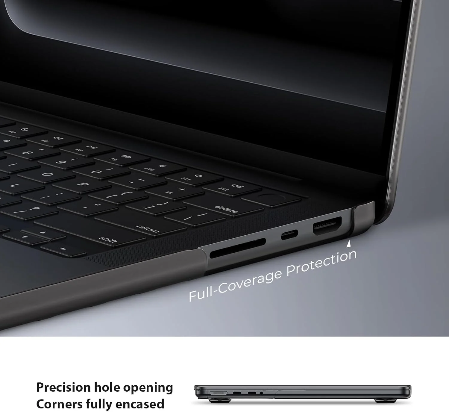 Laptop Case For MacBook Air 13 inch M5 M4 2026 Case M3 2024 M2 2022 Cover For MacBook Pro 14 M5 2026 Ultra Thin Hard Shell Cover
