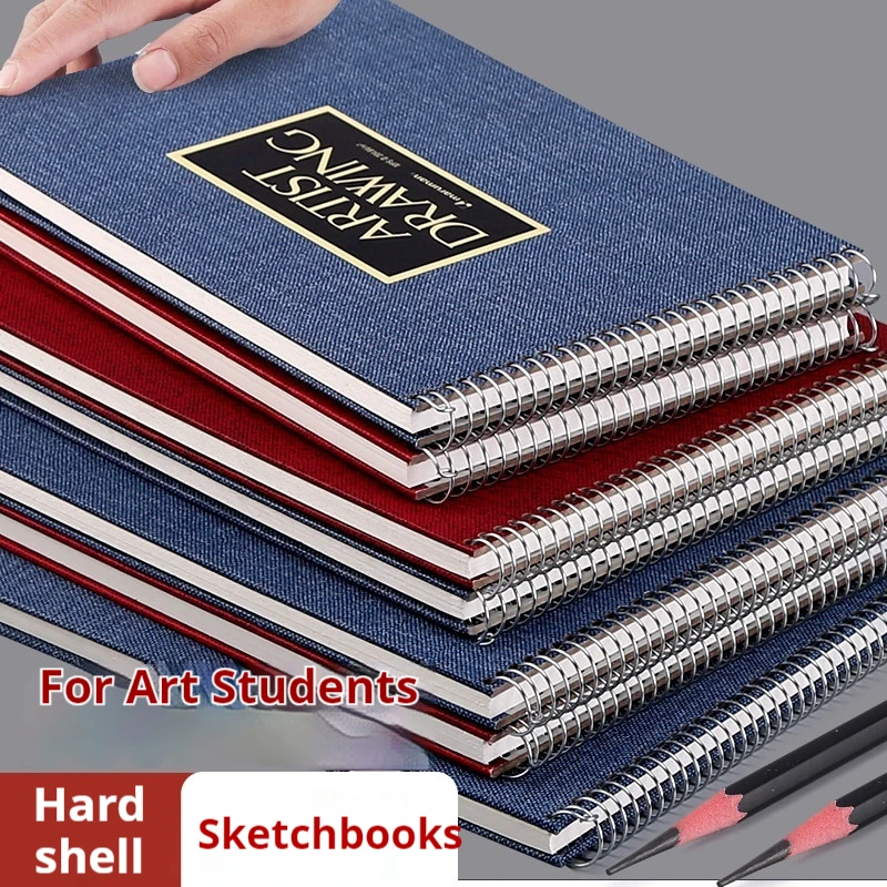 Japan's Maruman artspiral Coil Watercolor Book Art Student Special Painting Book Professional Hard Surface Coil Sketch Book