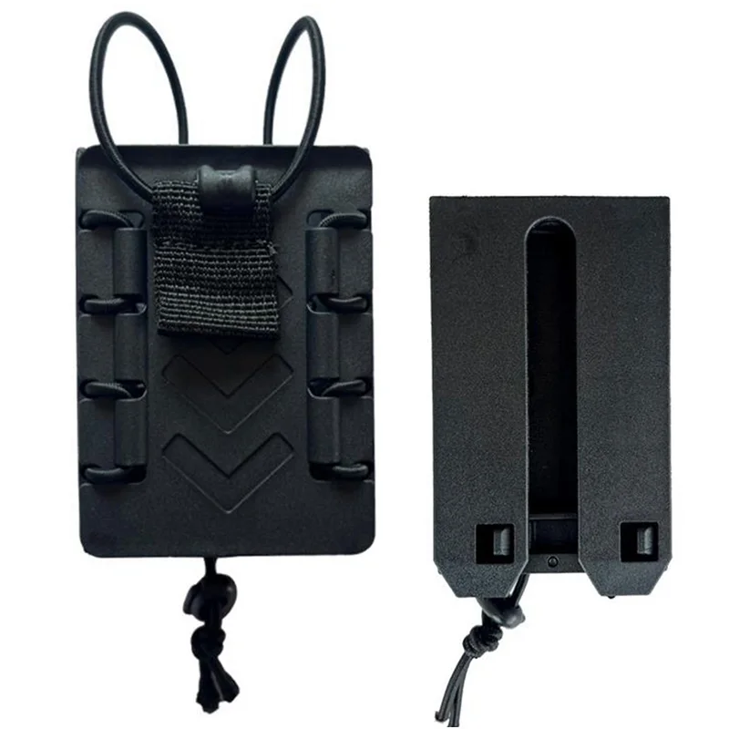 Tactical Molle Walkie Talkie Pouch Shooting Radio Holder Case Rotation Waist Belt Interphone Case Magazine Pouch Hunting Bag