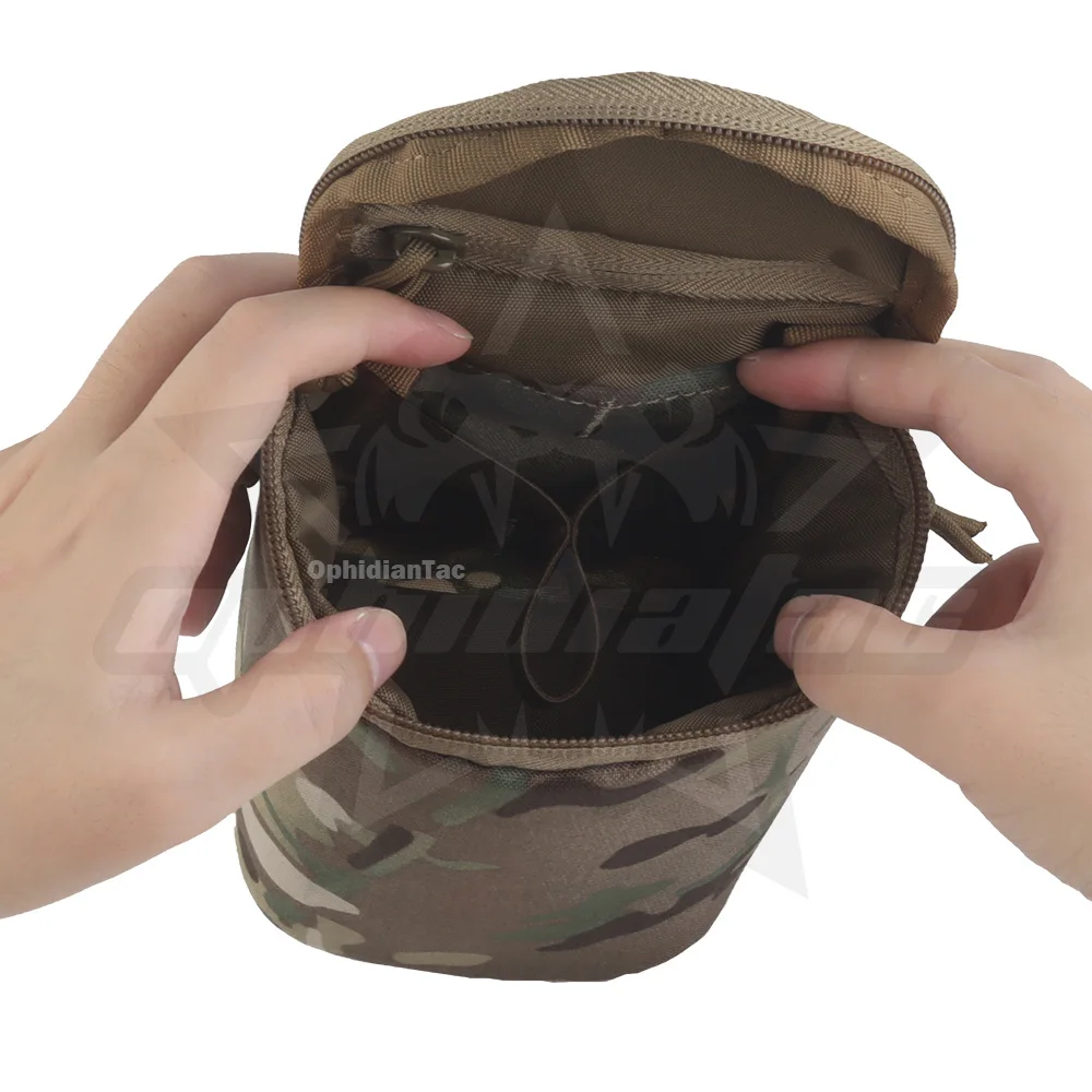 OPHIDIAN  Multifunctional Night Vision Goggle Storage Pouch - Mounted Hunting Bag with Belt Attachment Pack MOLLE System