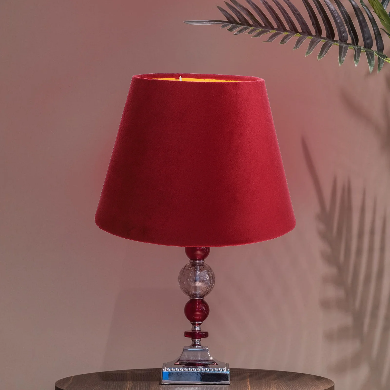 

1Pcs Gold Lined Decorative Lampshade Simple Cloth Cover for Living Room Bedroom Lamp Accessory Simple Lampshade