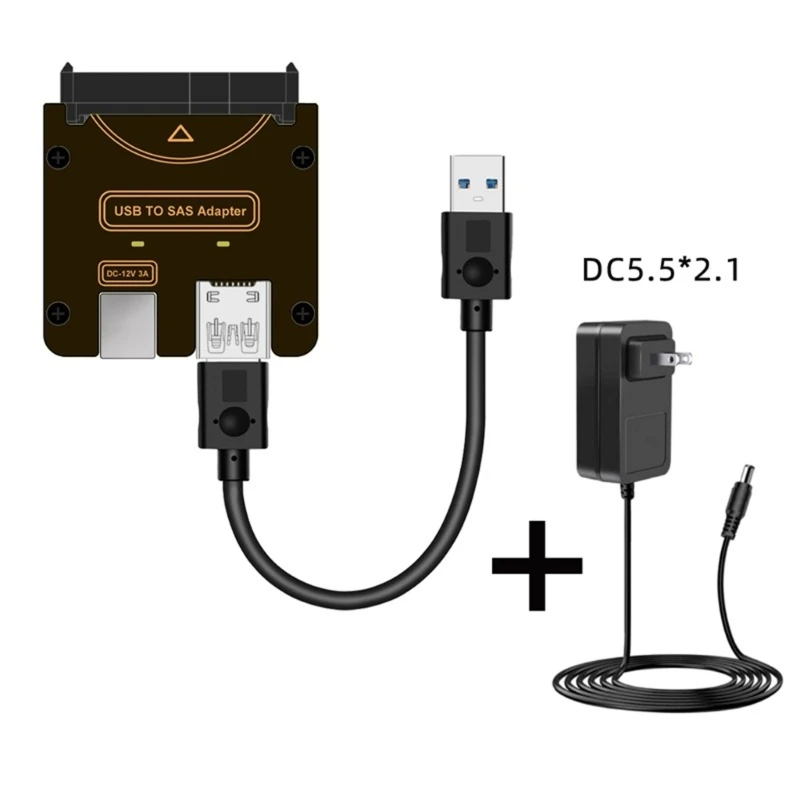 

ХДД к внешнему источнику питания кабеля 12В процессора USB для передачи компьютерных данных