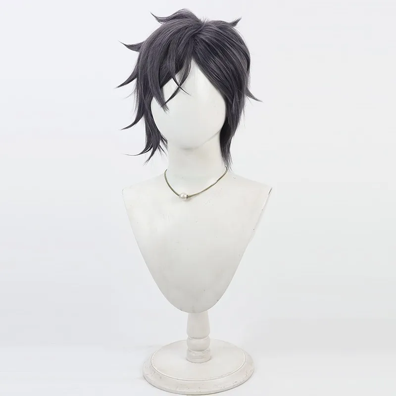 Touken Ranbu Aritsugu Nenioshi peluca cosplay multicolor mezclado regalo de Halloween