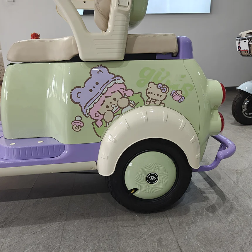 Nova cor 60V 650W triciclo elétrico impressão de corpo aberto 3 rodas carga de carro 400 kg rua adulta