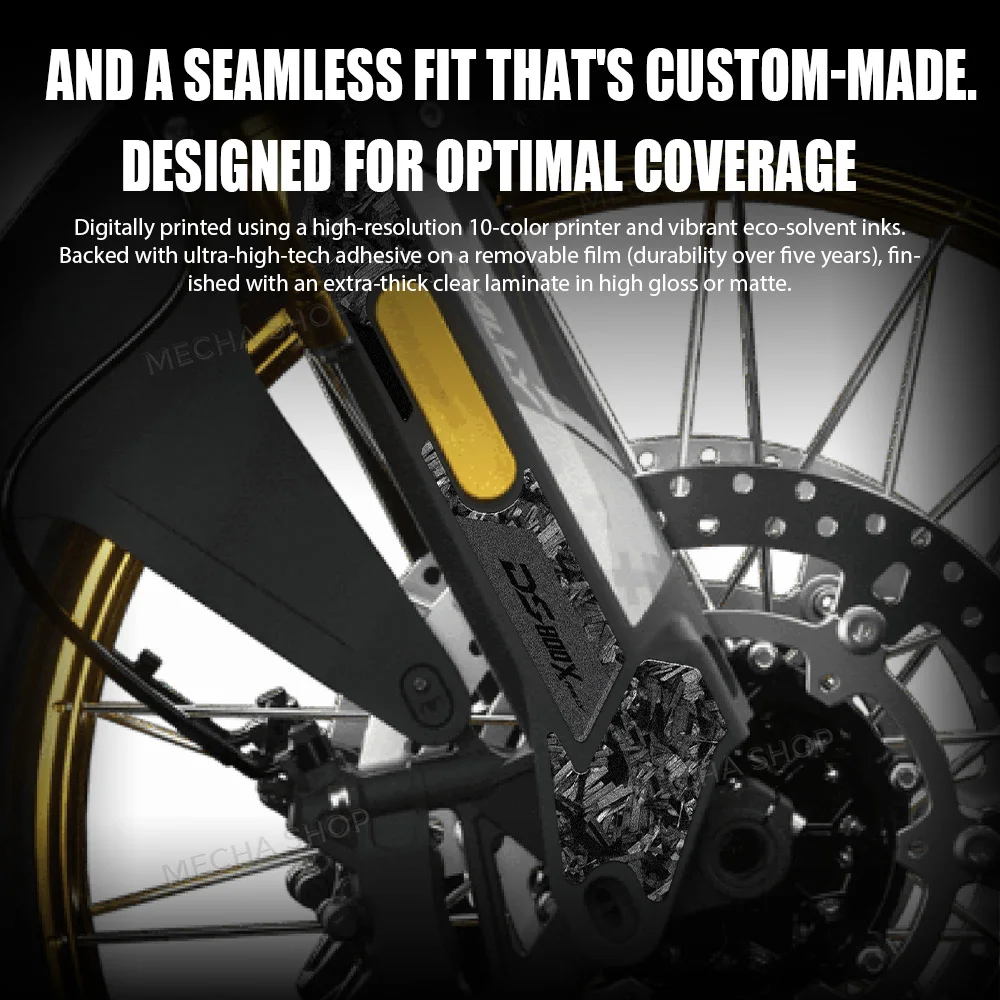 3D Epoxy Resin Sticker For VOGE 800DSX 2025- DS800X DSX800 Front Fork Decorative Decal