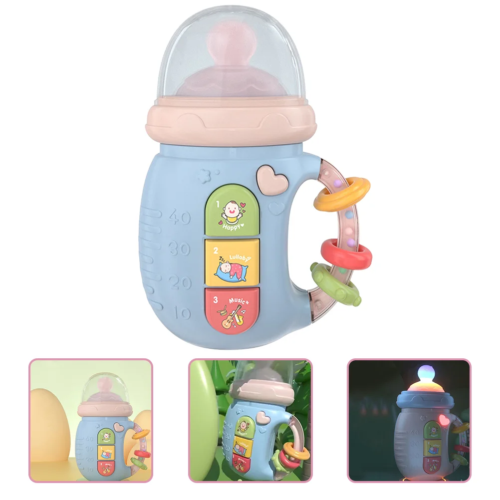 Story Machine Baby Bilingual Bottle Toy Toys for Babies with Music Newborn Feeding Learning