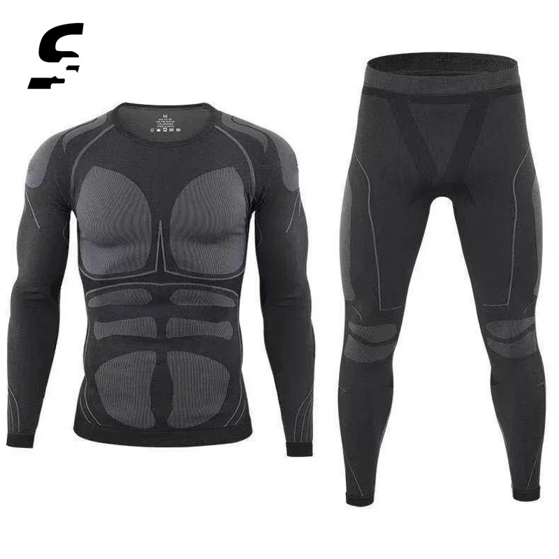 Men Gym Tight Clothing Set Compression Fitness Polyester Sweat Suits Quick-dry Leggings Trainning Sportwear Tracksuit Gym Tight