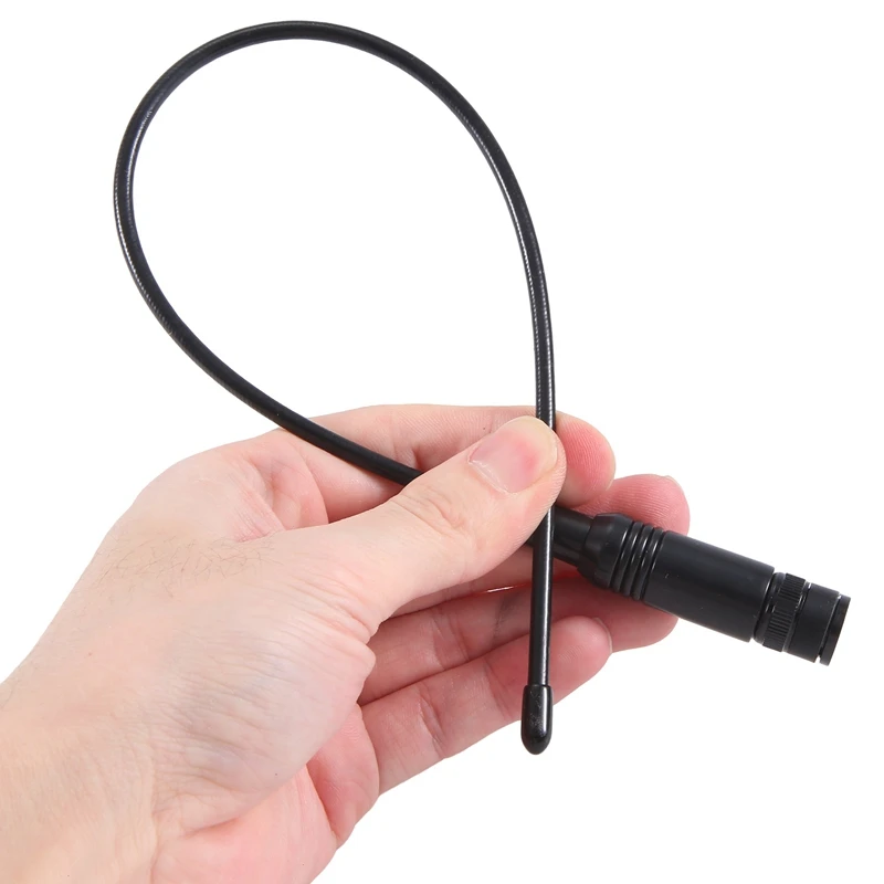 38Cm 771 Flexible Antenna BNC Head UV Dual Section Q9 Bayonet For IC-V8 IC-V82 IC-V85 Walkie-Talkie Durable Easy Install