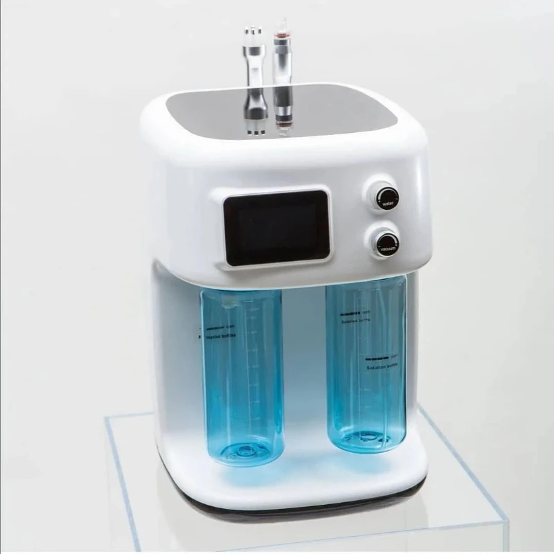 Small Bubbles Facial Spa Beauty Device, Professional Facial Skin Care Equipment For Salon Use7 in 1 Water Light Introduction