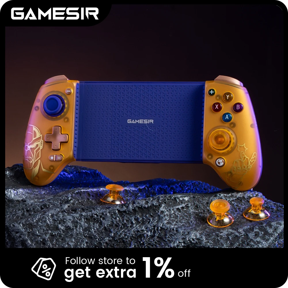 

GameSir G8 Plus Thanos Edition Bluetooth Mobile Game Controller for Nintendo Switch 2, Android Phone, Tablets, iPhone, iPad, PC