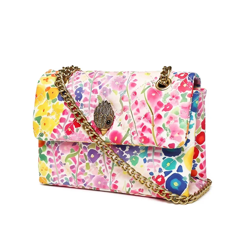 

Kurt Geiger Classic Fashion Printed Women's Bag Small Fragrant Single Shoulder Crossbody Bag French Style