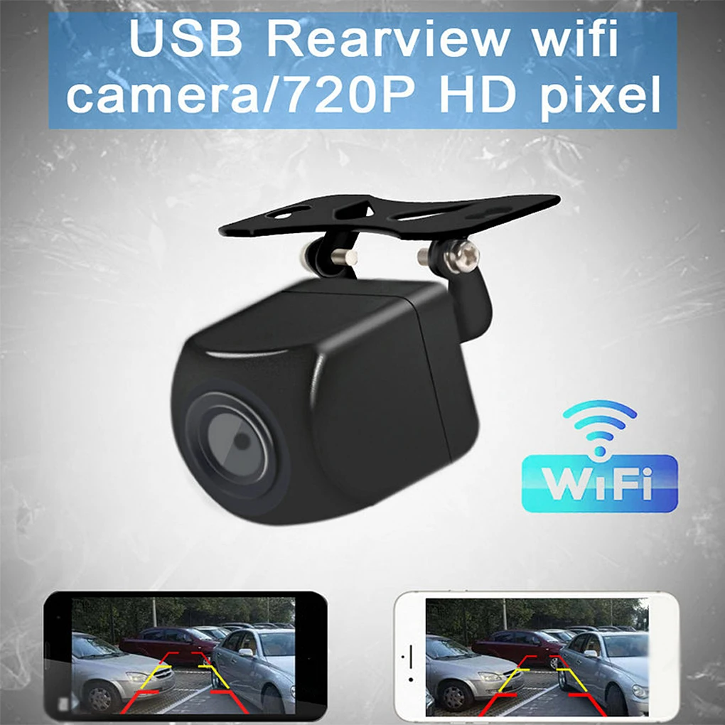 

720P Rear Front View 5G WiFi Camera Bus Truck USB Powered IP66 Waterproof Reversing Camcorder Screw Mounted Accessory