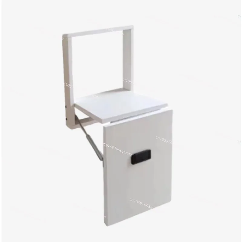 

Wall-mounted Folding Shoe Changing Stool Can Be Sat At The Door, Wall-mounted Entrance Chair Enters The House
