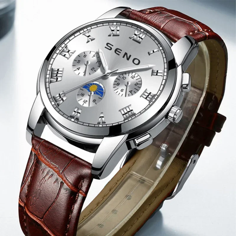 2025 ساعة كوارتز رجالي تيك توك أوتو أسرع حزام مقاوم للماء موضة مضيئة ساعة رجالي