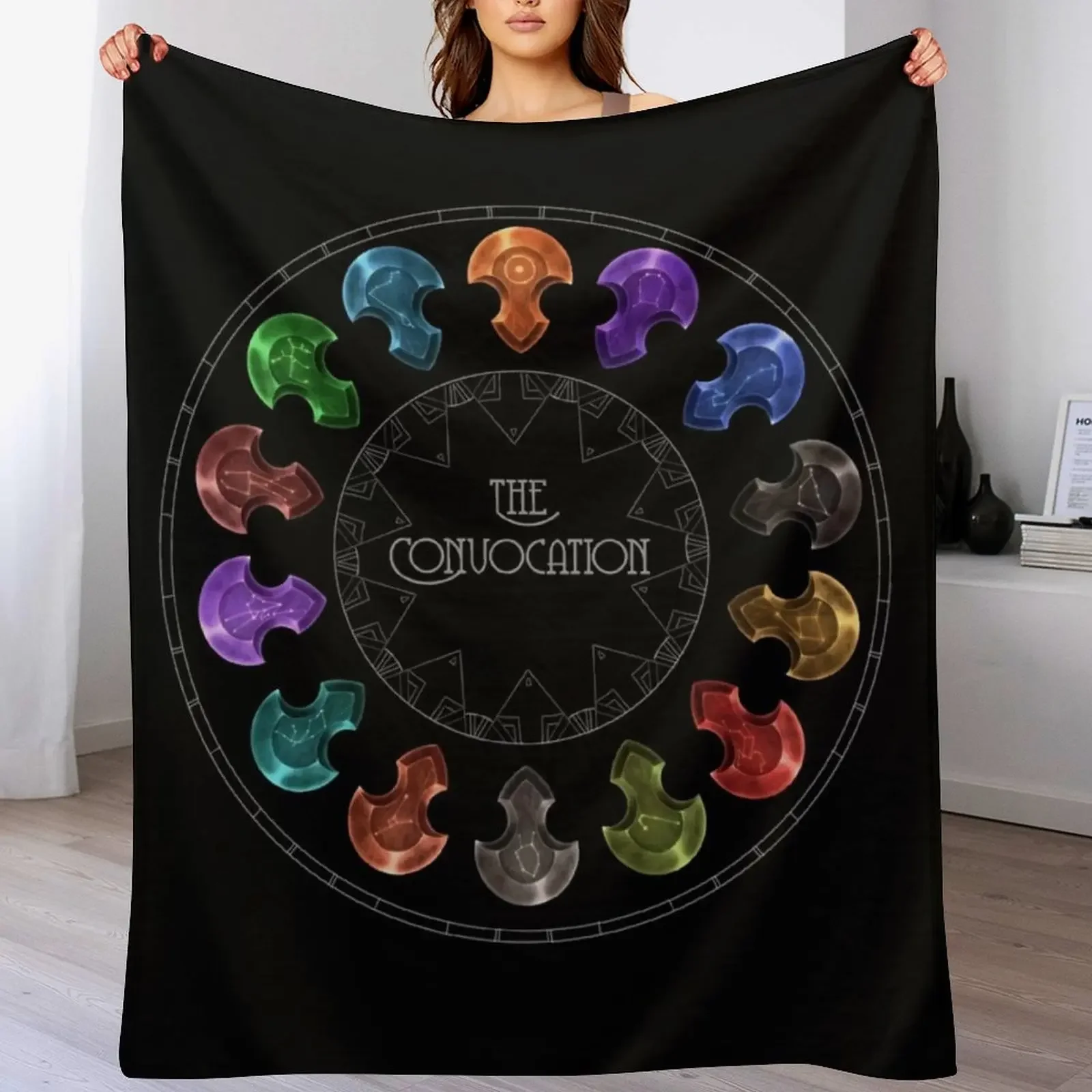 The Convocation Throw Blanket Furrys decorative Winter beds Decorative Beds Blankets