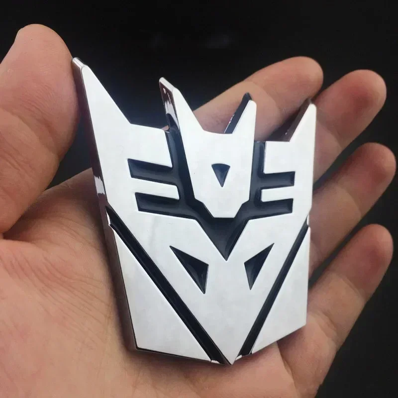 3D Metal Autobot Transformers Car Rear Boot Trunk Side Fender Emblem Badge Sticker Decals For Universal Car Styling Accessories