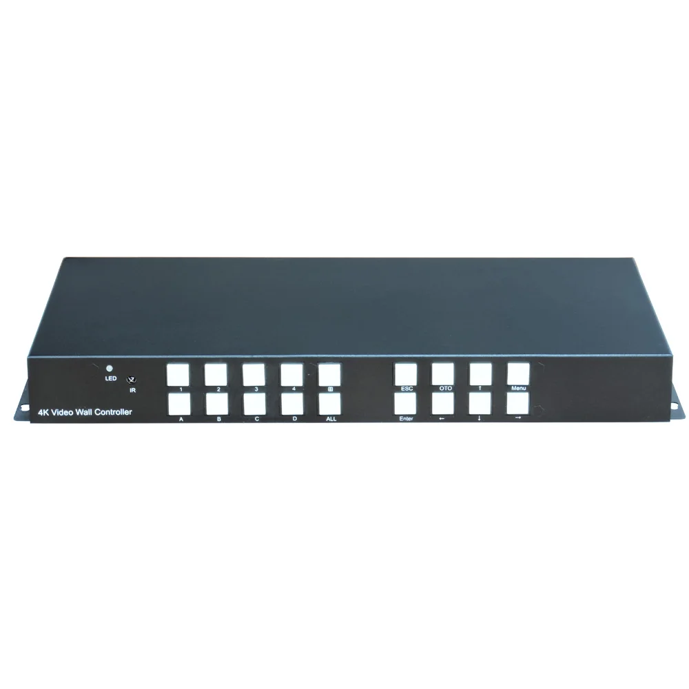 4x4 Seamless Matrix Switcher, 4K Video wall controller for 4 units or 3 units,Rotate the input signal 90 degrees