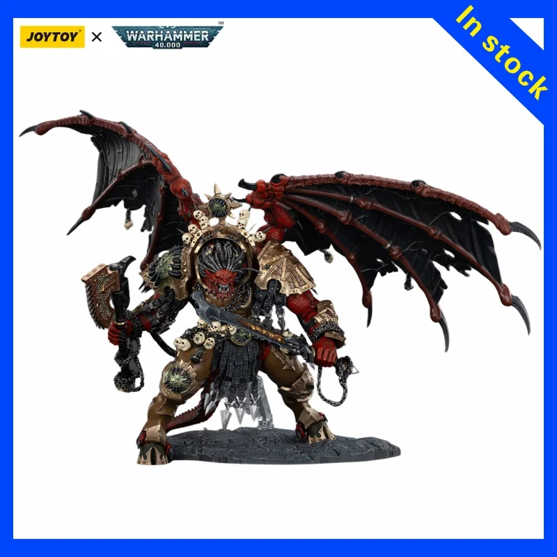 【ZW】JOYTOY Warhammer 40K 1/18 Action Figure World Eaters Angron Daemon Primarch of Khorne  Model Toys Gifts Collection Ornament