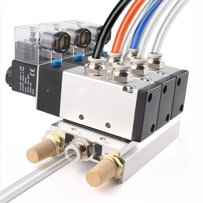 Detalle 1 de Electroválvula 4V110 Neumática