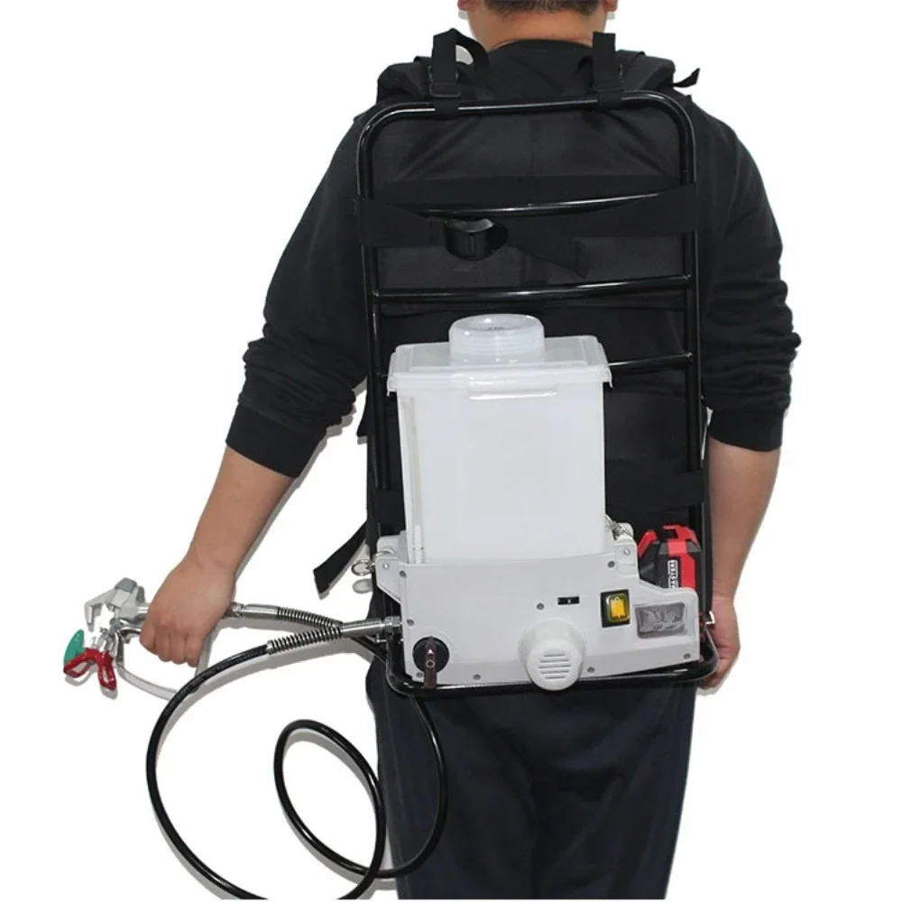 Mochila de pintor sin aire para pintor rápido inalámbrico con batería