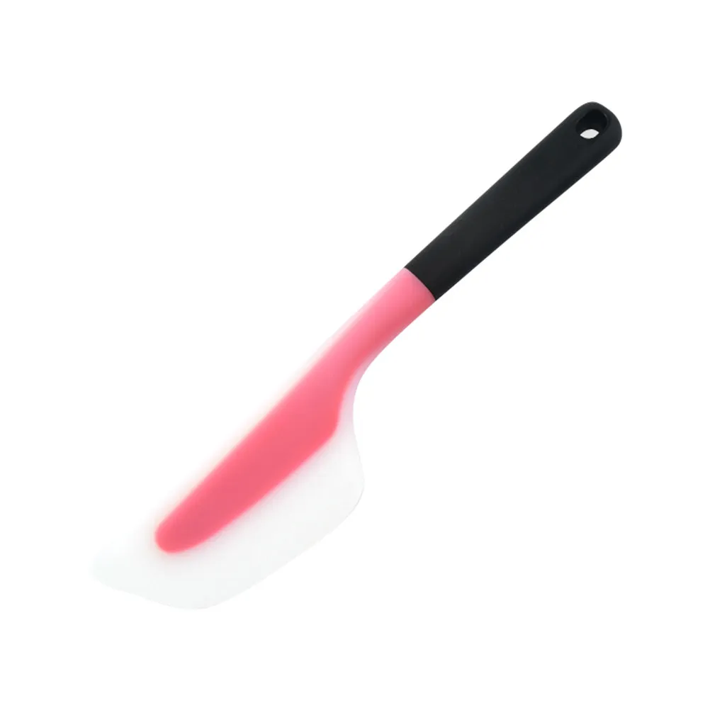 Silicone Butter Scraper Heavy-Duty Heat-Resistant Kitchen Gadget Ergonomic Handle for Spreading Jam Honey Cheese