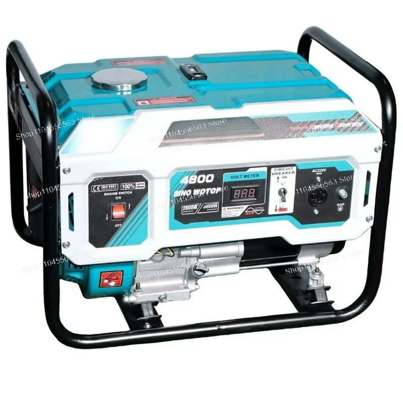5kW 5kVA Open Frame Diesel Generator 50Hz Air Cooled Single Phase Portable Alternator with AVR for Home Farm