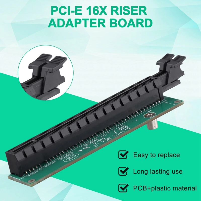 PCI-E 16X Graphic Card Adapter Card for Tiny5 Series Models P330 M920Q M720Q M920X 01AJ940 PCIE16 Riser Card-A07G view 6