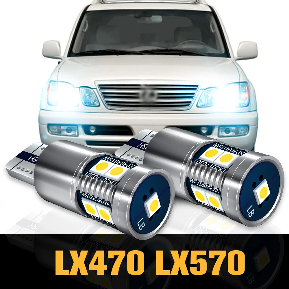 2pcs LED Fog Light Canbus Accessories For Lexus LX470 LX570 1998-2015 2014 2013 2012