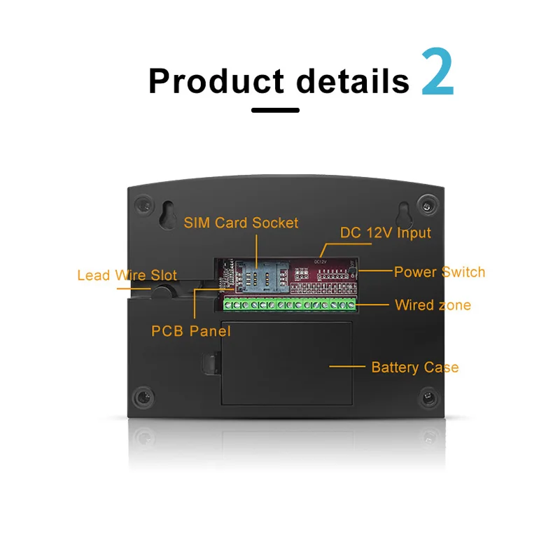 Gardlook t2b sistema de alarme para casa assaltante segurança wi fi 433mhz gsm alarme sem fio tuya casa inteligente controle app