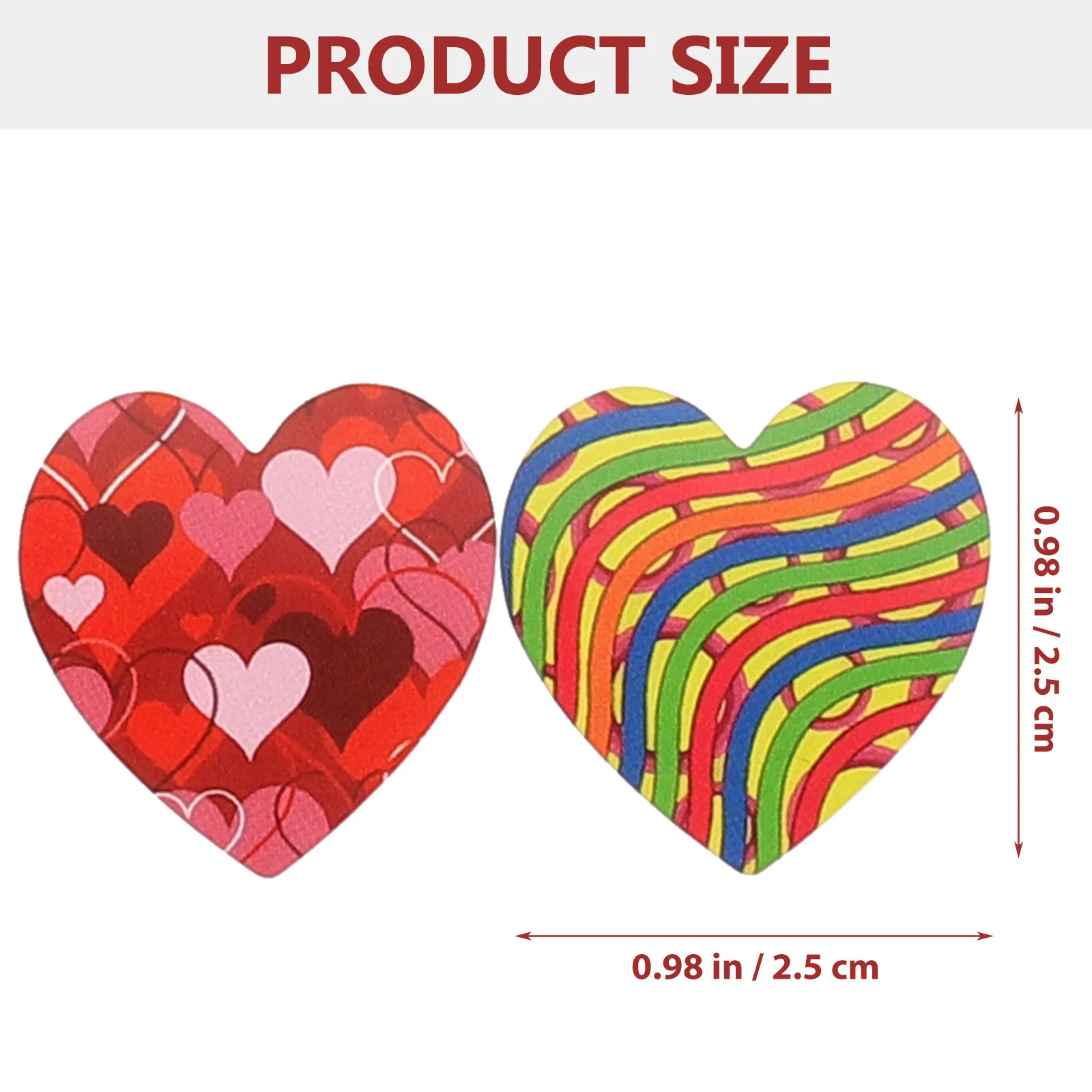 5 Rotoli di Adesivi Festivi per San Valentino a Forma di Cuore, Sigilli per Regali, Decalcomanie per Buste, Scatole, Borse, Progetti Fai-da-Te, Matrimoni, Feste di Compleanno