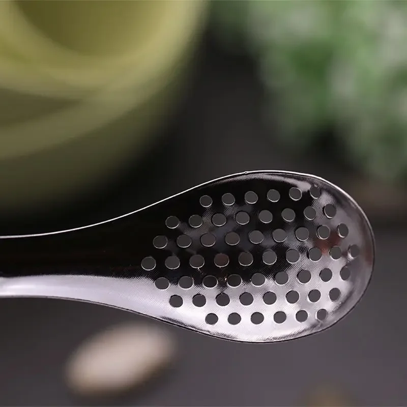 Colander Fish Seed Sauce Small Spoon Stainless Steel Roe    Molecular Cuisine Dedicated for Chefs