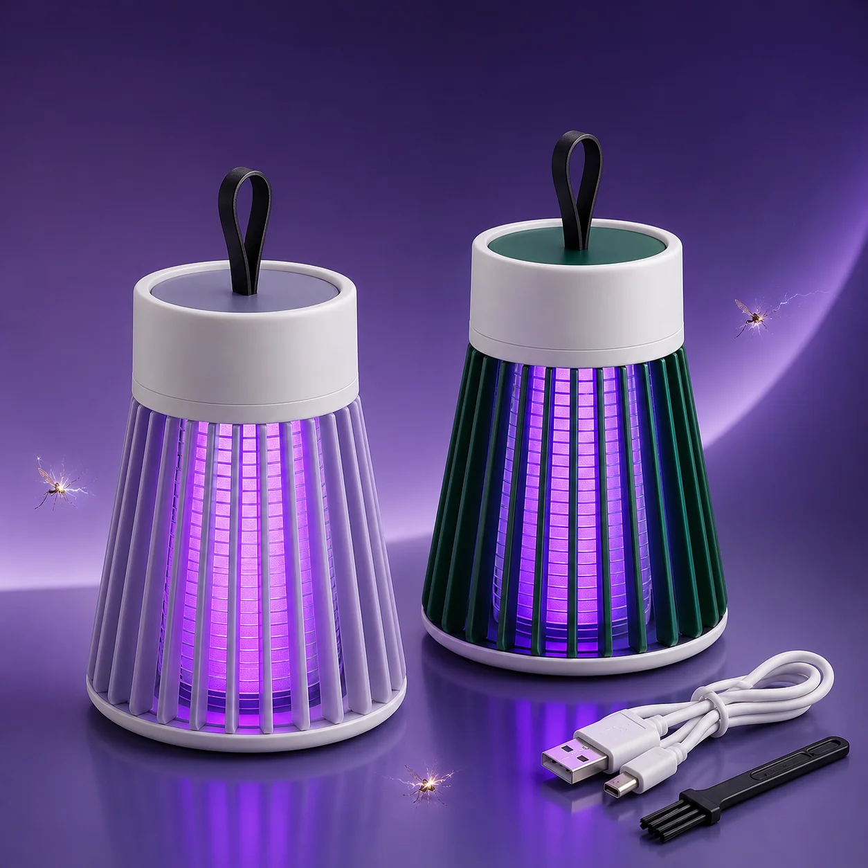 USB Type-C Mosquito Killer Lam - Outdoor Camping Bug Zapper recension och pris