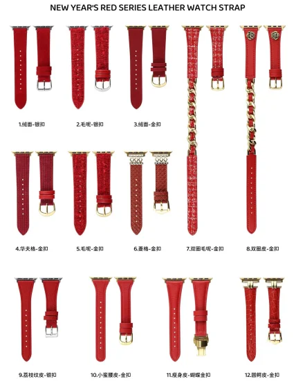 Red Leather Watch B…