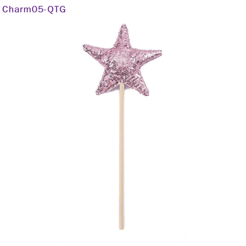 

НОВИНКА: Блестящая розовая корона для девочки на бэби-шауэр, головной убор для мальчика на день рождения, повязка на голову для выступлений, палочка-фея со звездами