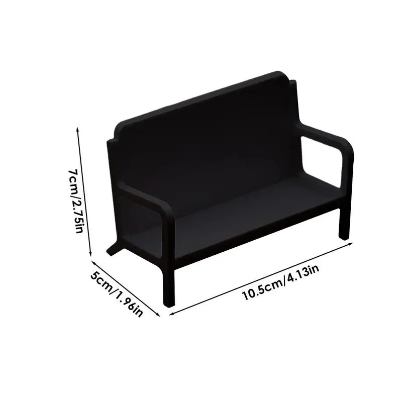 Visitenkartenständer, Kartenhalter, vertikale Vitrine, Sofaform, Fotoausstellung, Metallkartenhalter, Behälter für Zuhause und Büro