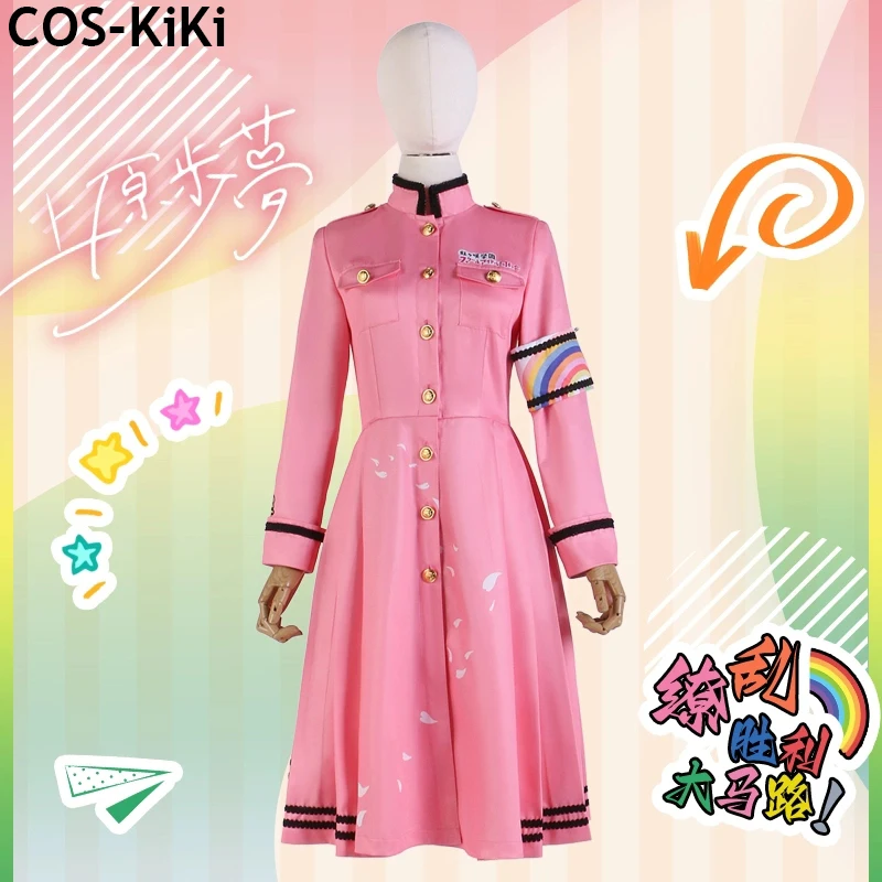 COS-KiKi Anime Lovelive Nijigasaki High School 5th Victory Avenue Takami Chika/Heanna Sumire Game Suit Uniform Cosplay Costume