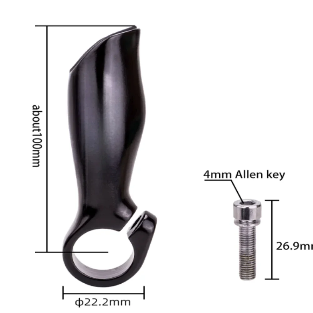 

Bicycle Stem Extensions for Mountain Bikes Aluminum Construction Compatible with Standard 22.2mm Handlebar Diameter