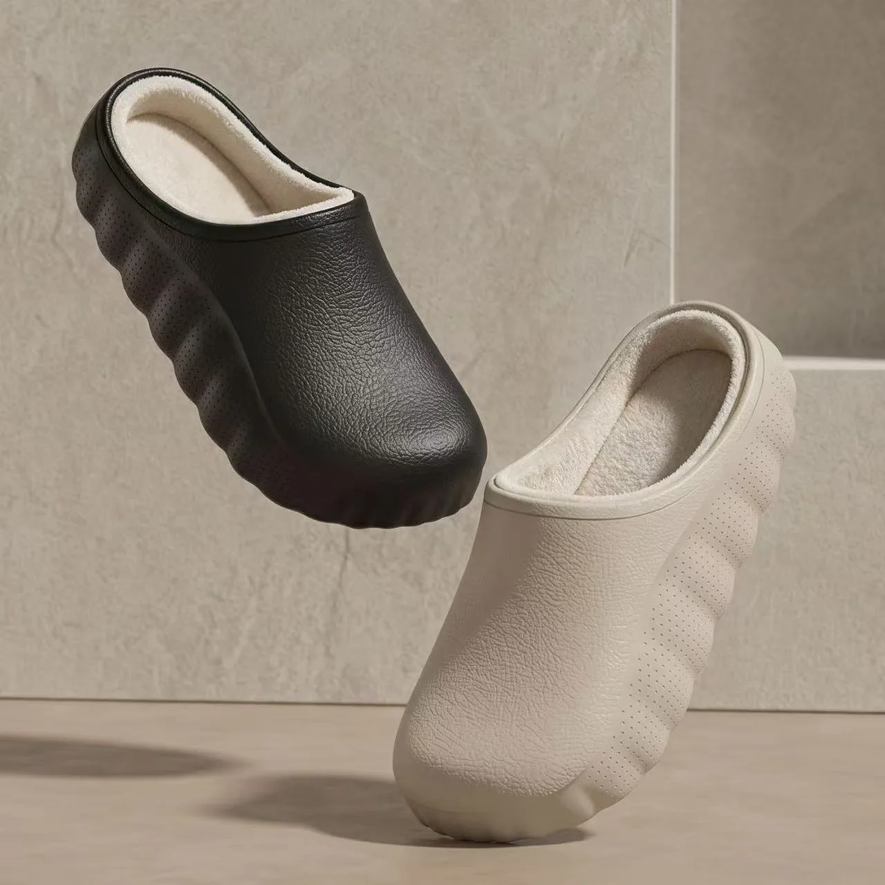 Herren Clogs Hausschuhe EVA Loch Herren Mules Rutschfest Dicke Weiche Plateau-Slides Bequeme Herren Schnelltrocknende Outdoor-Sandalen – Detail 38