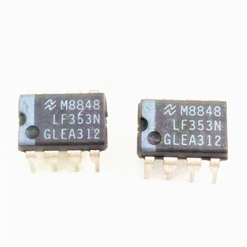 10PCS/20PCS/New imported original LF353N LF353 out of stock white word direct insertion power operational amplifier DIP-8